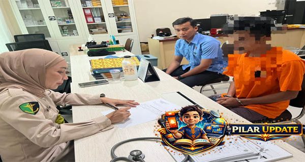 Seksi Dokkes Polres Minut Laksanakan Pemeriksaan Kesehatan Tahanan