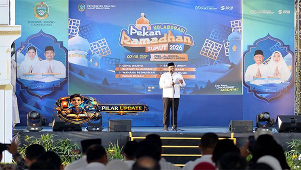 Pekan Ramadan Sumut 2026 Resmi Dibuka, Bobby Nasution Ajak Perkuat Ekonomi dan Kebersamaan