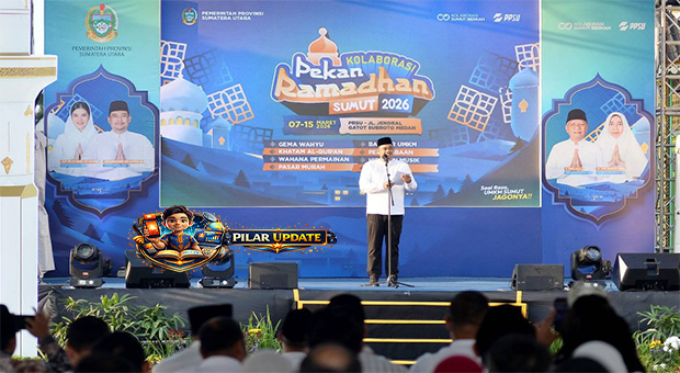 Pekan Ramadan Sumut 2026 Resmi Dibuka, Bobby Nasution Ajak Perkuat Ekonomi dan Kebersamaan